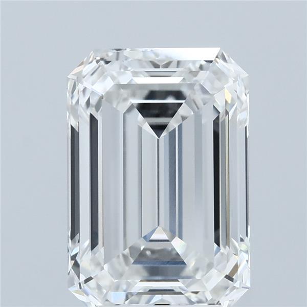 4.1ct Emerald E VVS2 Lab Created Diamond