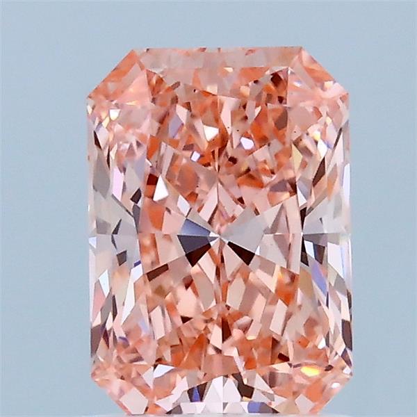 1.22ct Radiant FANCY VIVID PINK VS1 Lab Created Diamond