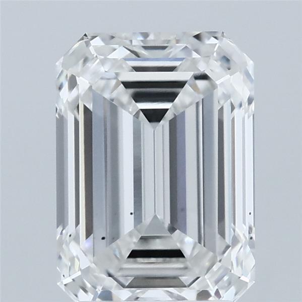 2.51ct Emerald E VS1 Lab Created Diamond