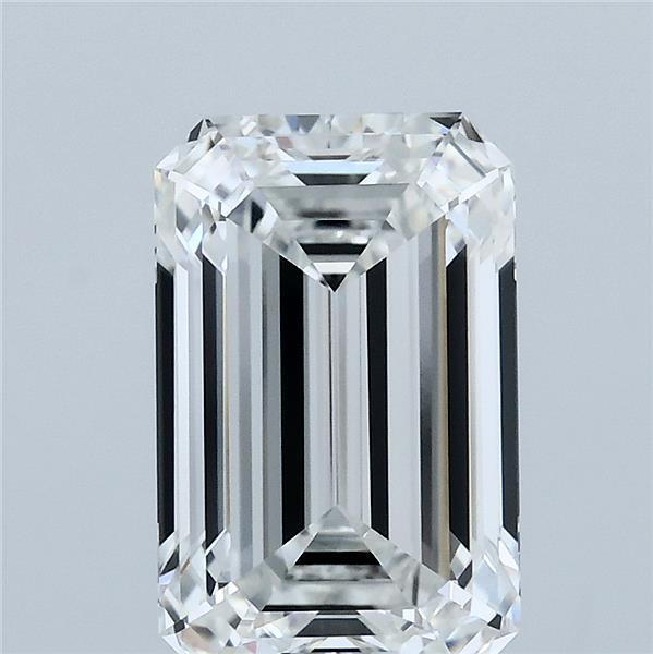 3ct Emerald F VS1 Lab Created Diamond