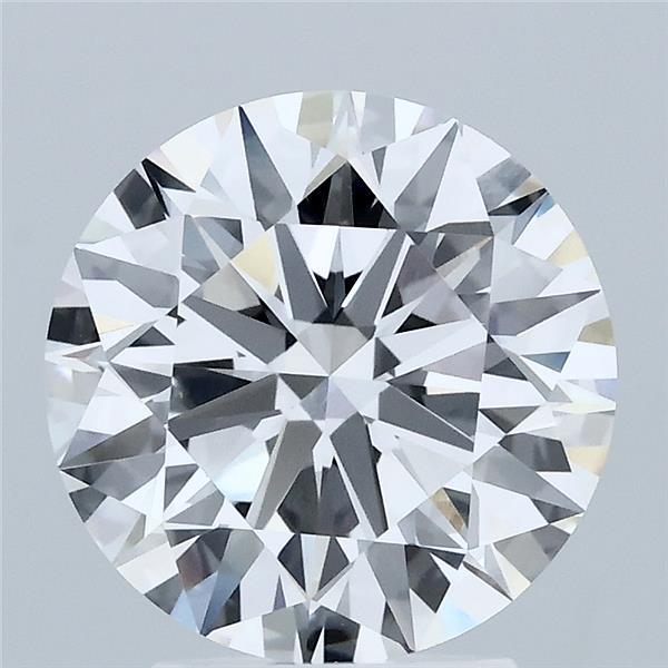 3.07ct Round D VVS2 Lab Created Diamond