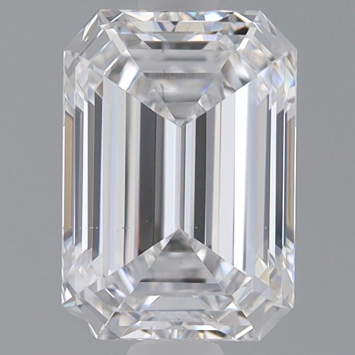0.98ct Emerald D VS2 Lab Created Diamond
