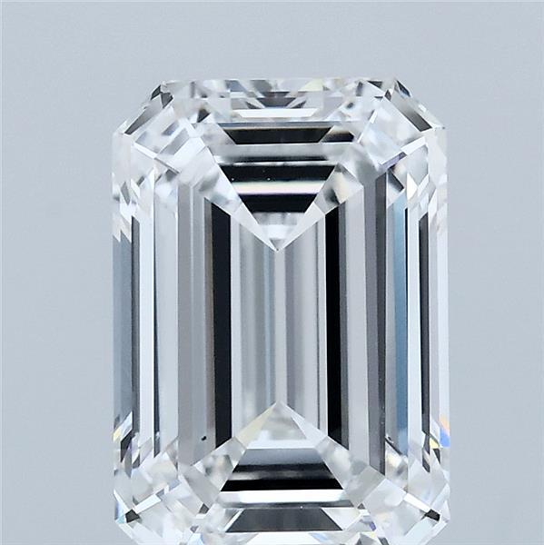 3ct Emerald D VS2 Lab Created Diamond