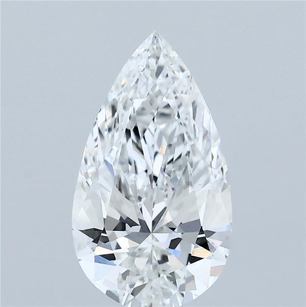 1.5ct Pear F VS1 Lab Created Diamond