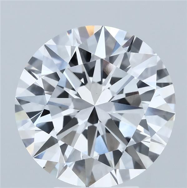 5ct Round D VS1 Lab Created Diamond