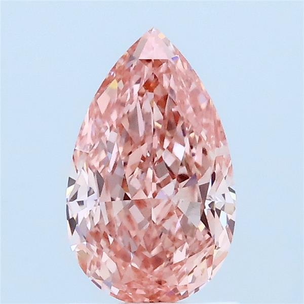 1.02ct Pear FANCY VIVID PINK VS1 Lab Created Diamond