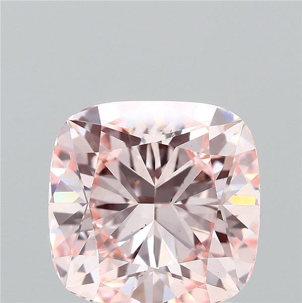 2.05ct Cushion FANCY INTENSE PINK VS2 Lab Created Diamond