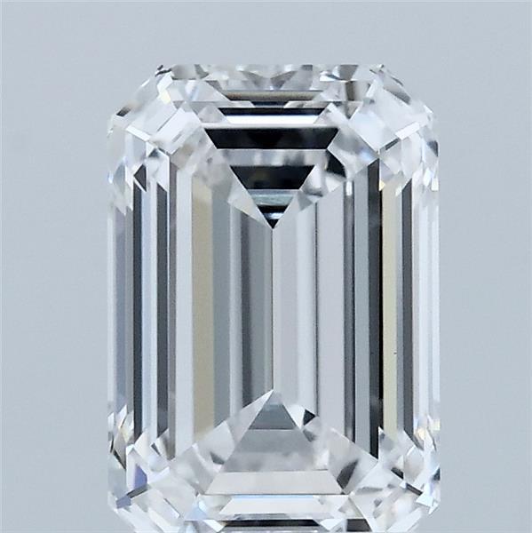 2.03ct Emerald D VVS2 Lab Created Diamond