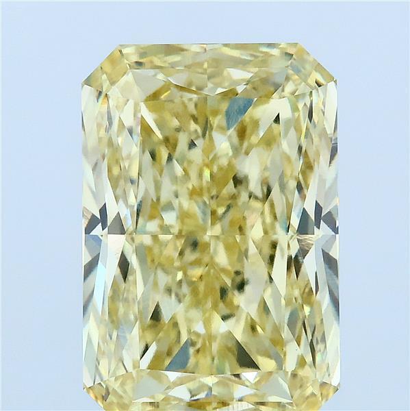 7.03ct Radiant FANCY YELLOW VVS2 Lab Created Diamond