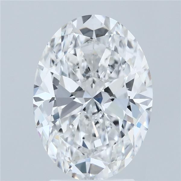 3.24ct Oval E VS2 Lab Created Diamond