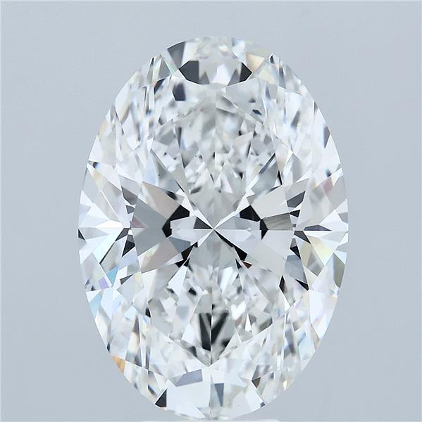 7.26ct Oval F VS1 Lab Created Diamond