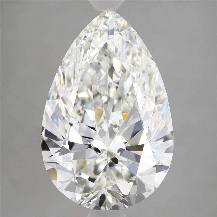 5.08ct Pear F VVS2 Lab Created Diamond