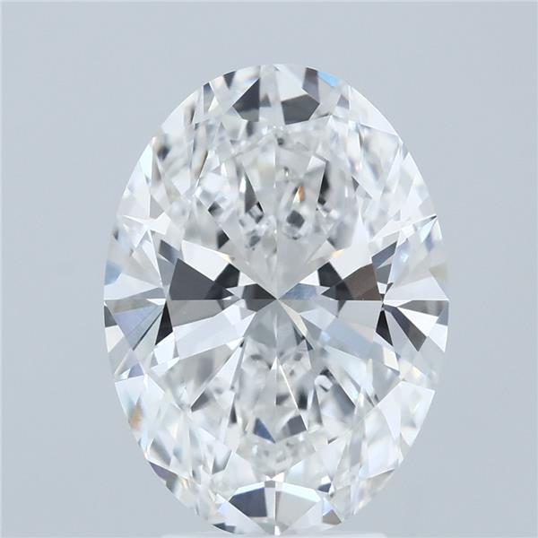 4ct Oval E VS1 Lab Created Diamond