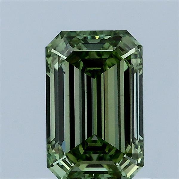 1.07ct Emerald FANCY VIVID GREEN VS2 Lab Created Diamond