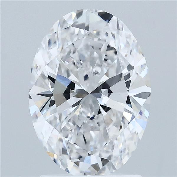 2.01ct Oval D VVS2 Lab Created Diamond