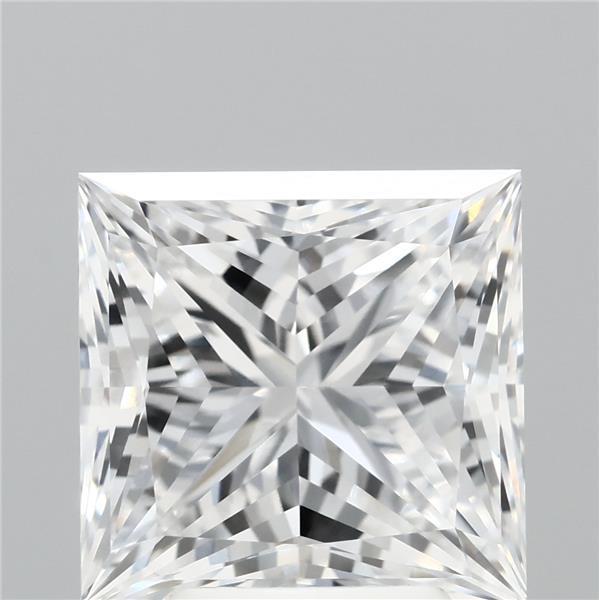 3.84ct Princess E VVS2 Lab Created Diamond