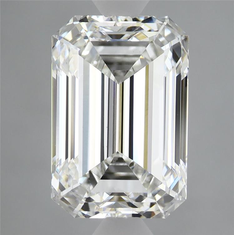 3.39ct Emerald F VS1 Lab Created Diamond