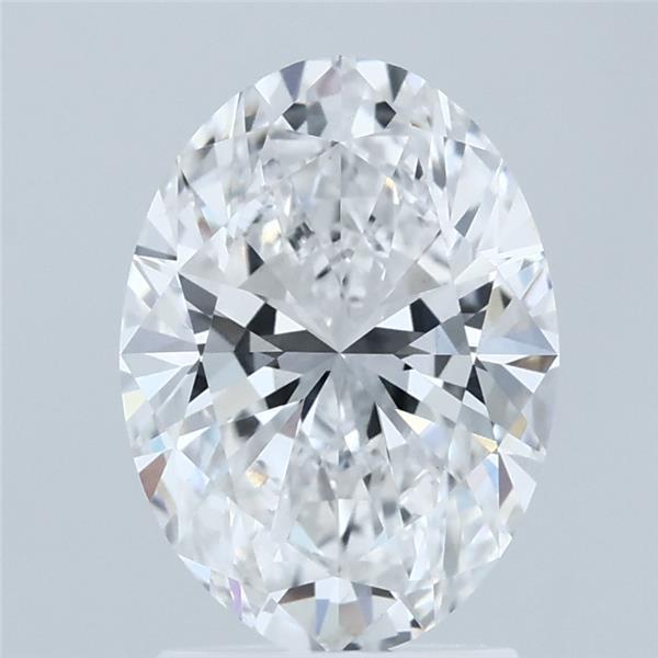 2.01ct Oval E VVS2 Lab Created Diamond