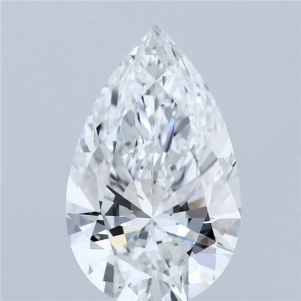 2.51ct Pear E VS1 Lab Created Diamond