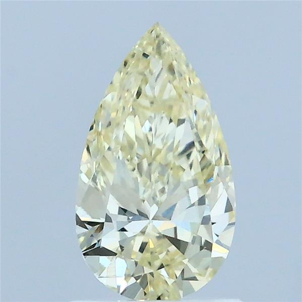 0.81ct Pear FANCY YELLOW VVS2 Lab Created Diamond