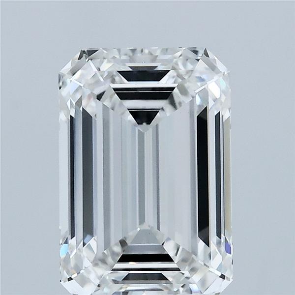 2.56ct Emerald F VVS2 Lab Created Diamond