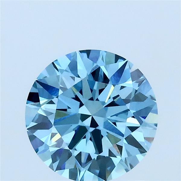 1.16ct Round FANCY VIVID BLUE VS1 Lab Created Diamond