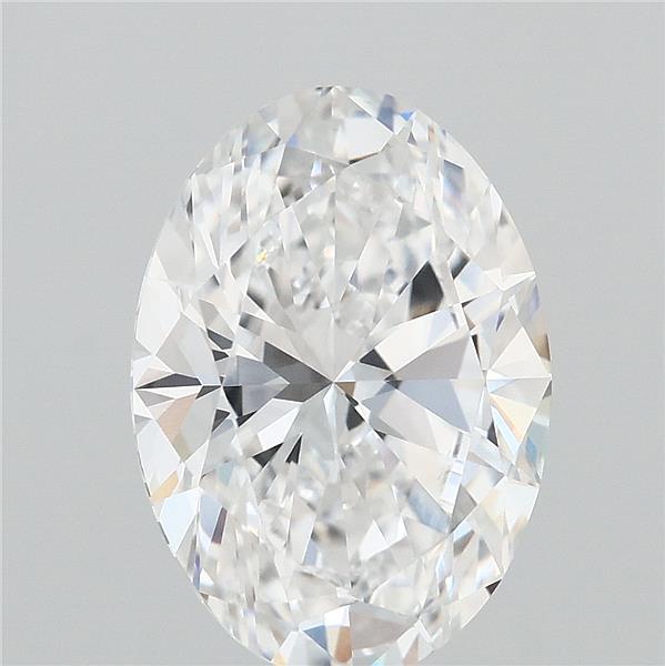 3ct Oval D VVS1 Lab Created Diamond