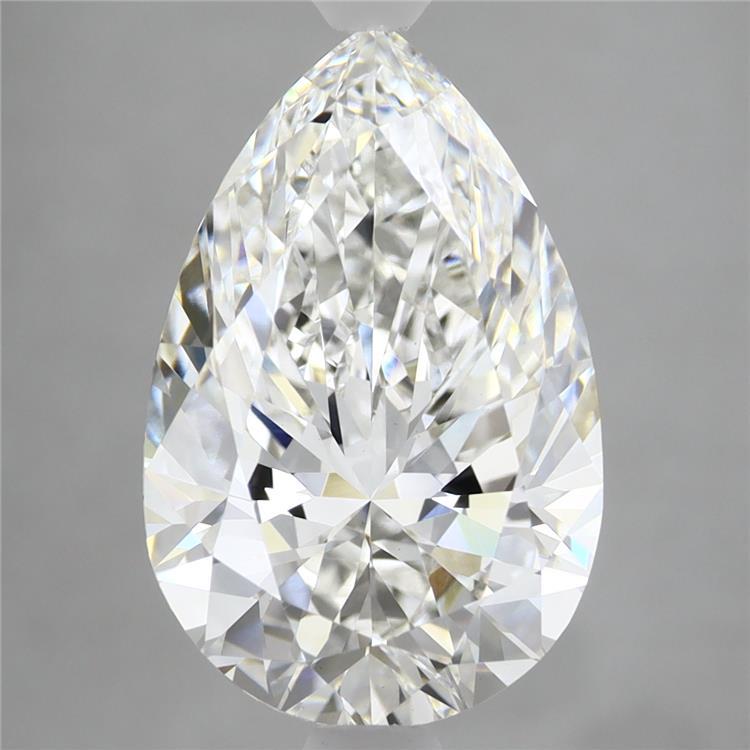 4.97ct Pear F VS1 Lab Created Diamond