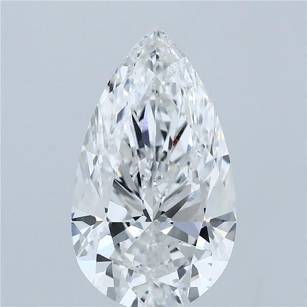 2.76ct Pear E VVS1 Lab Created Diamond