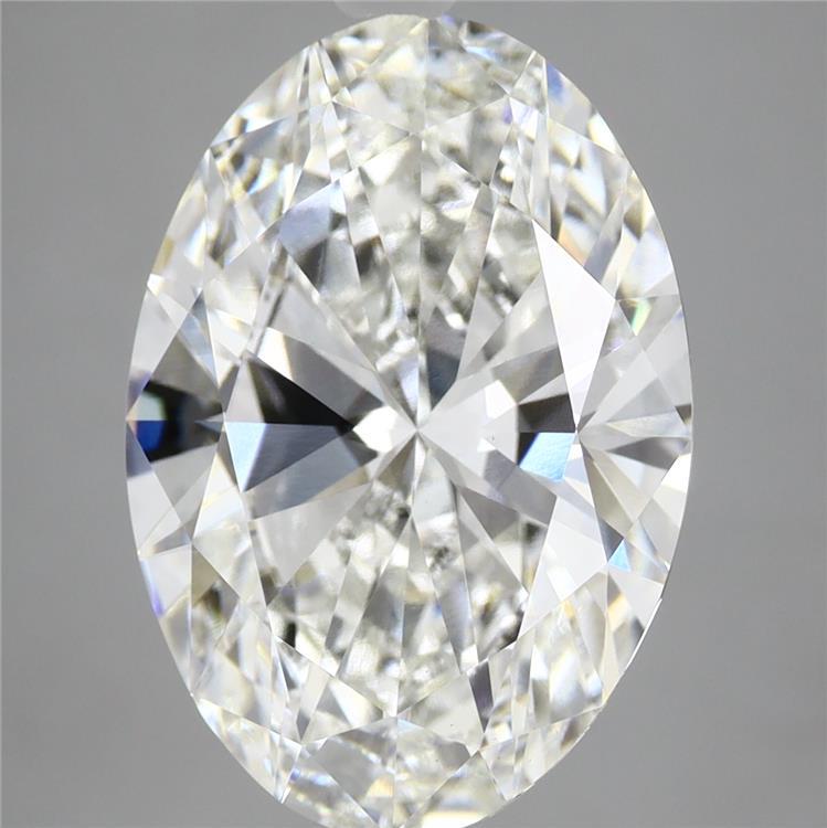 6.01ct Oval F VVS2 Lab Created Diamond