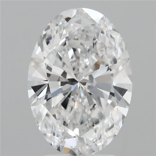 3.51ct Oval D VVS2 Lab Created Diamond