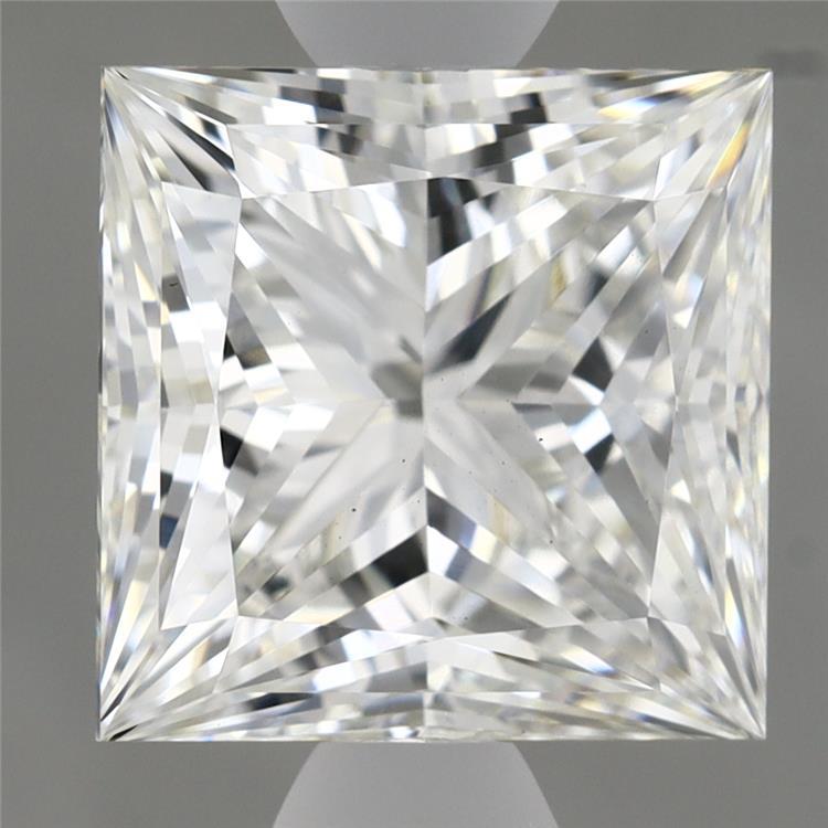 3.71ct Princess F VS1 Lab Created Diamond