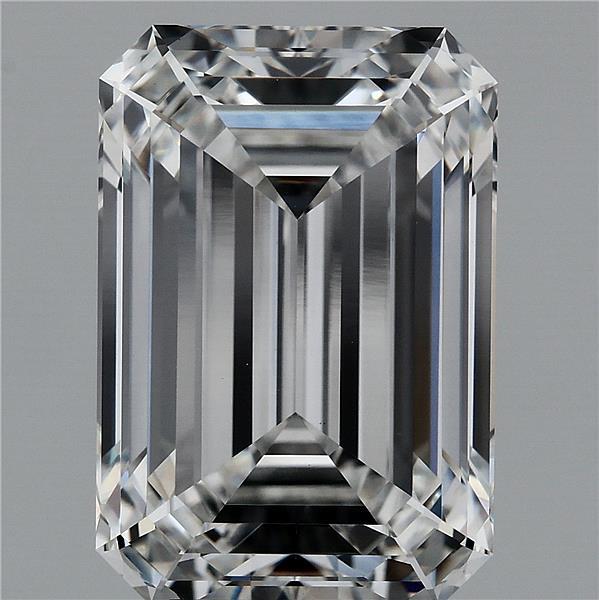 7.02ct Emerald F VS1 Lab Created Diamond
