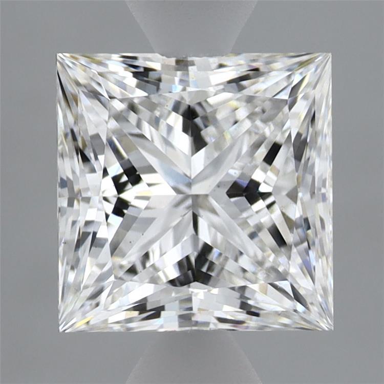 2.63ct Princess E VS1 Lab Created Diamond