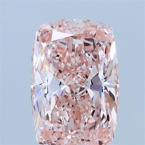 1.07ct Cushion FANCY INTENSE PINK VS1 Lab Created Diamond