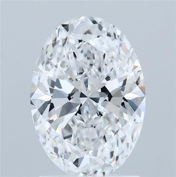 1.58ct Oval D VVS2 Lab Created Diamond