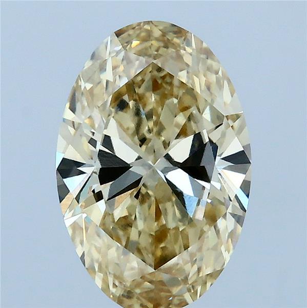 2ct Oval FANCY INTENSE YELLOW VVS2 Lab Created Diamond