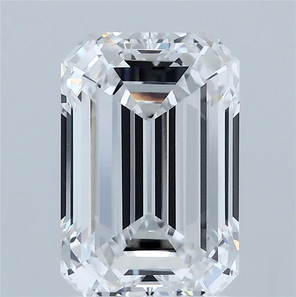 2.1ct Emerald D VVS2 Lab Created Diamond
