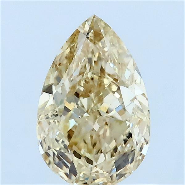 1.05ct Pear FANCY LIGHT YELLOW VS1 Lab Created Diamond