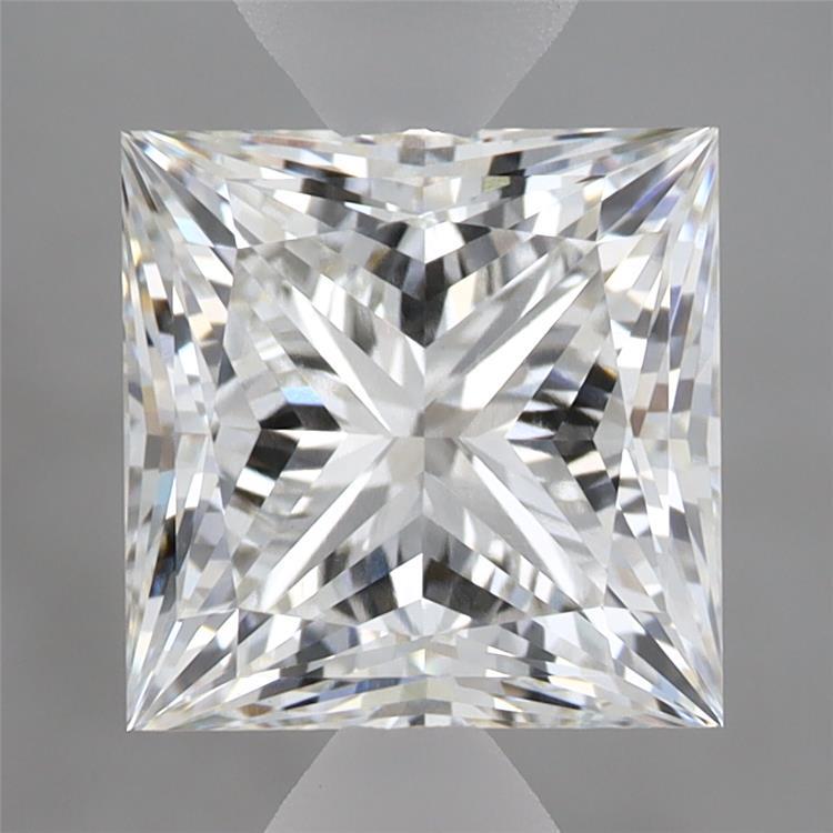 3.05ct Princess F VVS2 Lab Created Diamond