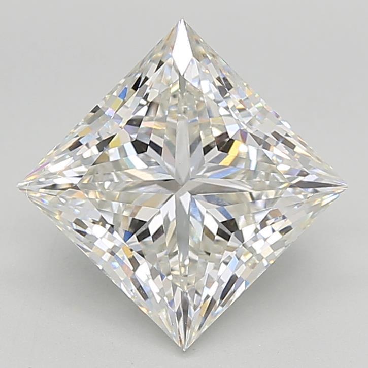4.06ct Princess G VVS2 Lab Created Diamond