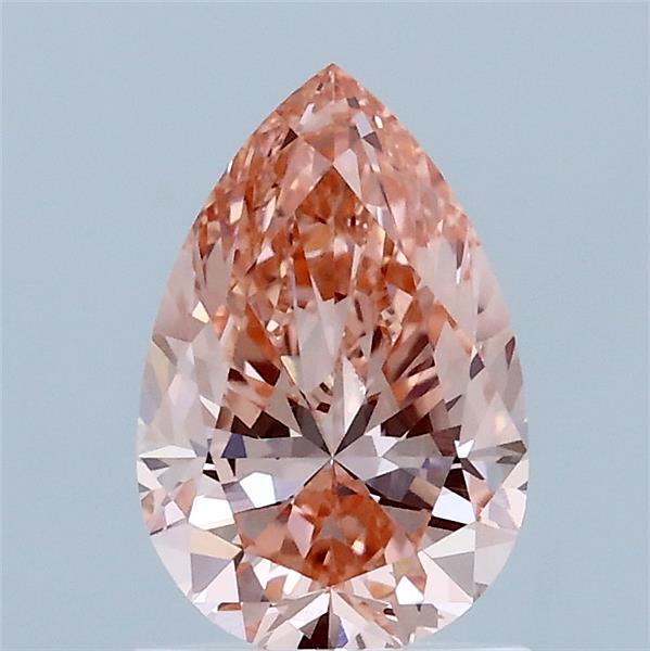 1.14ct Pear FANCY VIVID PINK VVS2 Lab Created Diamond