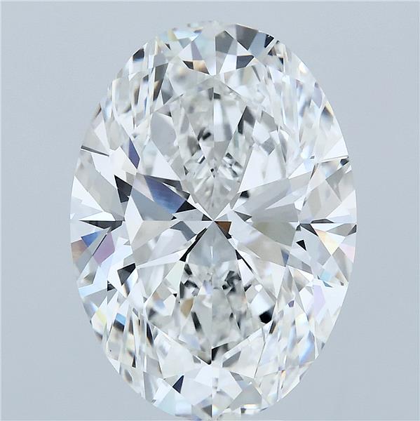 7.5ct Oval F VVS2 Lab Created Diamond
