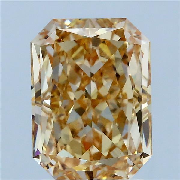 3.01ct Radiant FANCY YELLOW VS1 Lab Created Diamond
