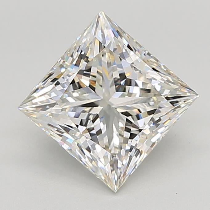 3.04ct Princess H VVS2 Lab Created Diamond