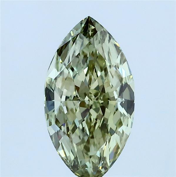 1.09ct Marquise FANCY VIVID GREEN VVS2 Lab Created Diamond
