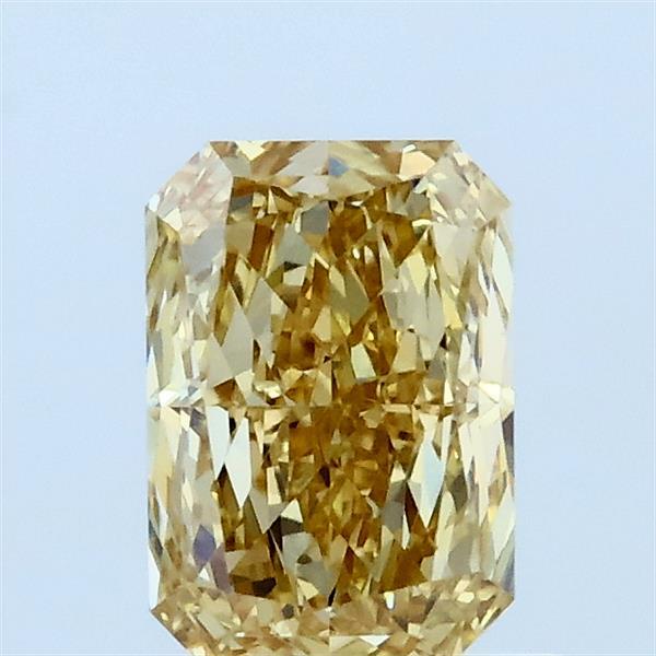 1.03ct Radiant FANCY YELLOW VVS2 Lab Created Diamond