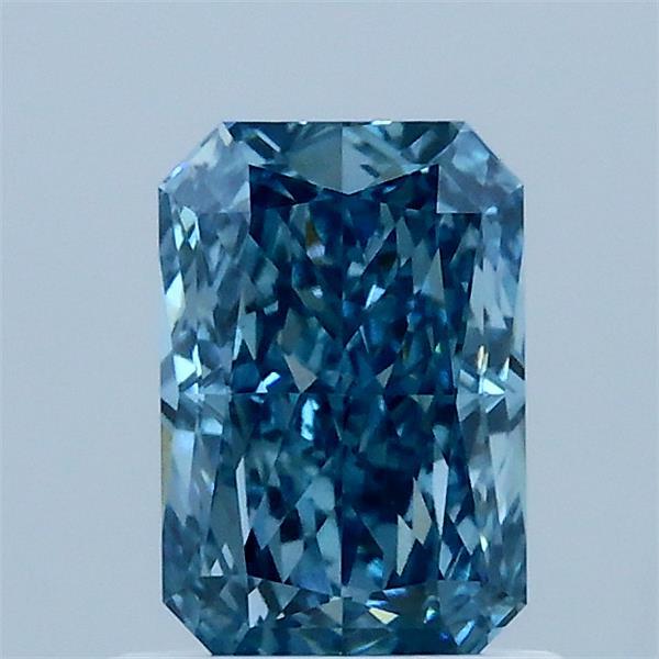 1.1ct Radiant FANCY VIVID BLUE VS1 Lab Created Diamond