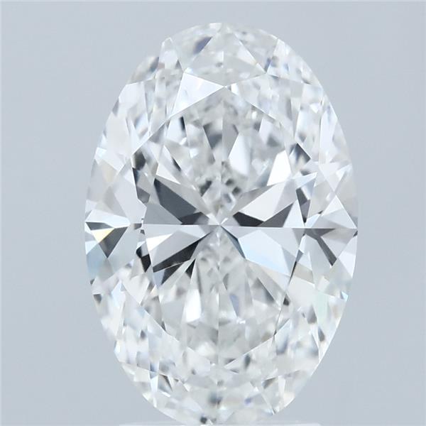 3.01ct Oval E VVS2 Lab Created Diamond