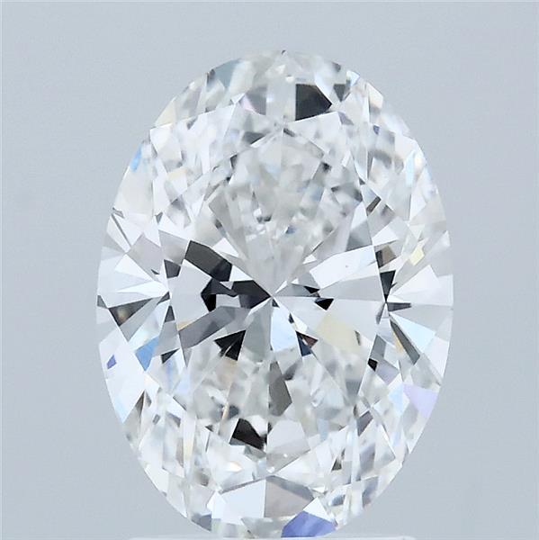 2.1ct Oval E VVS1 Lab Created Diamond